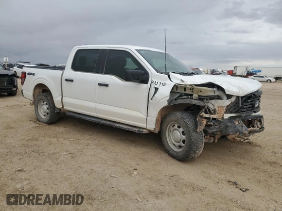 2024 Ford F-150 XL с VIN 1FTFW1L53RKD67420, выставлен на аукционе Copart как лот 42970545 с пробегом 32 624 миль миль и Списание • Salvage title. История ставок и продаж доступна на DreamBid. Изображение 4.
