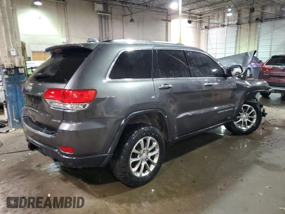 2015 Jeep Grand Cherokee Limited with VIN 1C4RJFBGXFC154739, listed as a Copart auction lot 46216485 with 157,836 mi miles and Clean Title. Bid and sale history available at carsss.com. Image 3.