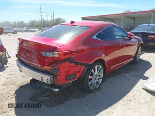 2016 Lexus RC 300 F Sport with VIN JTHSM5BCXG5001041, listed as a IAAI auction lot 41800718 with 86,523 mi miles and . Bid and sale history available at DreamBid. Image 4.