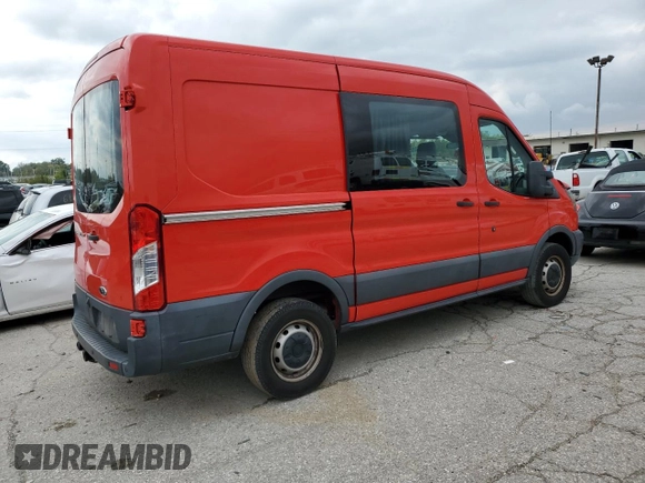 2017 Ford Transit with VIN 1FTYR1CM8HKA44390, listed as a Copart auction lot 73079434 with Not Provided miles and Salvage Title. Bid and sale history available at DreamBid. Image 3.