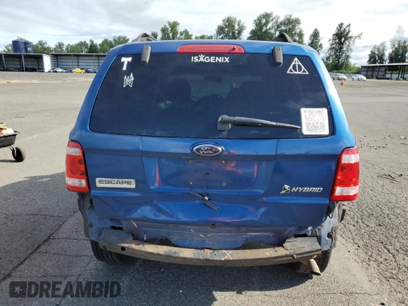 2008 Ford Escape Hybrid with VIN 1FMCU59H78KE46326, listed as a Copart auction lot 69976924 with 215,094 mi miles and Salvage title. Bid and sale history available at DreamBid. Image 6.
