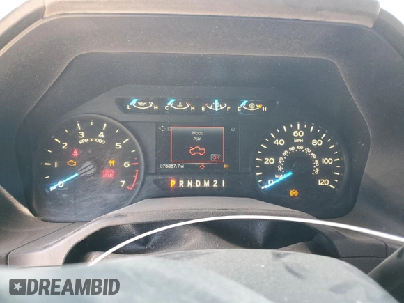 2016 Ford F-150 XL с VIN 1FTMF1EP4GKF40543, выставлен на аукционе Copart как лот 52548805 с пробегом 75 867 миль миль и Списание • Salvage title. История ставок и продаж доступна на DreamBid. Изображение 9.
