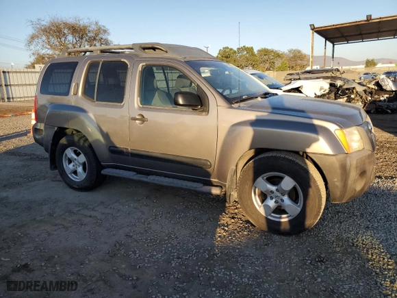 2005 Nissan Xterra S with VIN 5N1AN08U85C652623, listed as a Copart auction lot 46187285 with 137,811 mi miles and Clean Title. Bid and sale history available at carsss.com. Image 4.