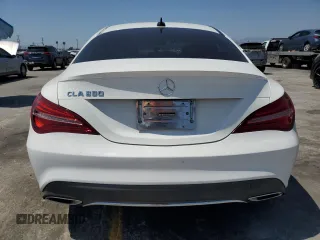 2018 Mercedes-Benz CLA 250 with VIN WDDSJ4EB9JN635123, listed as a Copart auction lot 55898275 with 76,361 mi miles and Salvage title. Bid and sale history available at DreamBid. Image 6.