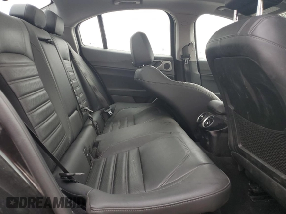2019 Alfa Romeo Giulia Ti with VIN ZARFANBN0K7608498, listed as a Copart auction lot 61263775 with 58,786 mi miles and Salvage title. Bid and sale history available at DreamBid. Image 10.