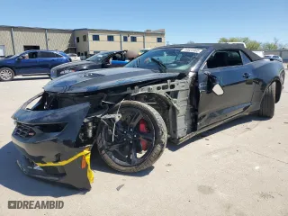 2022 Chevrolet Camaro LT1 with VIN 1G1FF3D78N0130030, listed as a Copart auction lot 49825905 with 67,755 mi miles and Salvage Title. Bid and sale history available at carsss.com. Image 1.