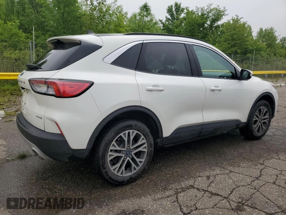 2021 Ford Escape SEL with VIN 1FMCU9H67MUA64853, listed as a Copart auction lot 60093115 with 105,724 mi miles and Clean title. Bid and sale history available at DreamBid. Image 3.