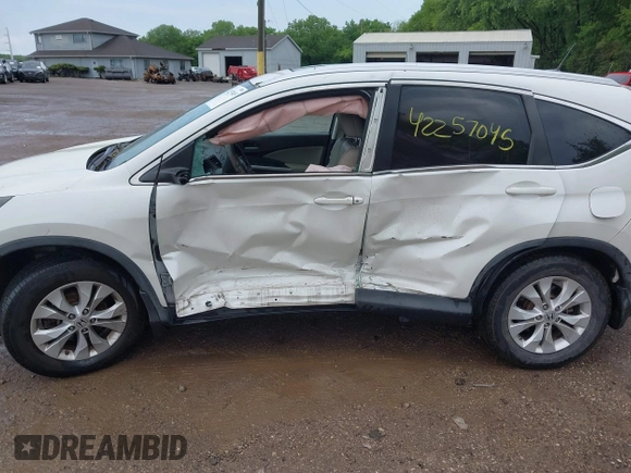 2012 Honda CR-V EX-L with VIN 5J6RM4H77CL077658, listed as a IAAI auction lot 42257045 with Not provided miles and . Bid and sale history available at DreamBid. Image 13.