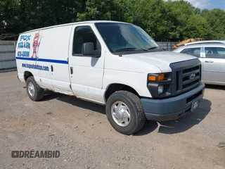2013 Ford Econoline Cargo Commercial with VIN 1FTNE2EW4DDA76688, listed as a IAAI auction lot 42754976 with Not provided miles and . Bid and sale history available at DreamBid. Image 1.
