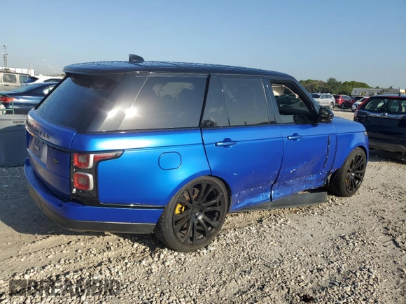 2020 Land Rover Range Rover Autobiography z VIN SALGV2SE4LA411395, wystawiony jako Copart lot #55337555 z przebiegiem 55 992 mil mil oraz Szkoda całkowita • Salvage title. Historia ofert i sprzedaży dostępna na DreamBid. Obrazek 3.