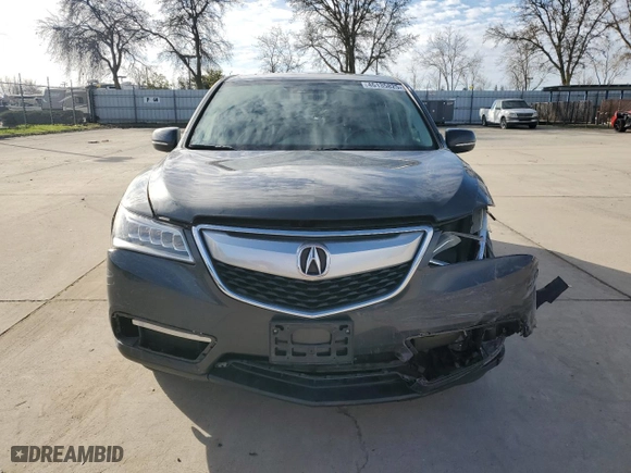 2015 Acura MDX Tech Pkg with VIN 5FRYD3H40FB005188, listed as a Copart auction lot 46135825 with 109,534 mi miles and Salvage Title. Bid and sale history available at carsss.com. Image 5.