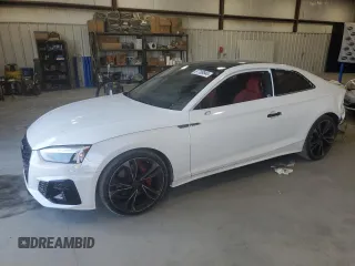 2024 Audi S5 Premium Plus with VIN WAUP4AF53RA029394, listed as a Copart auction lot 67708844 with 1,246 mi miles and Salvage Title. Bid and sale history available at DreamBid. Image 1.