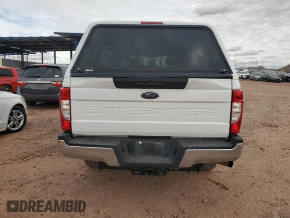 2021 Ford F-250 XL with VIN 1FT7X2B66MEC72939, listed as a Copart auction lot 47655455 with 116,305 mi miles and Salvage title. Bid and sale history available at DreamBid. Image 6.