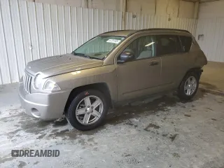 2007 Jeep Compass Sport with VIN 1J8FT47W17D118637, listed as a Copart auction lot 44781105 with 118,391 mi miles and Salvage Title. Bid and sale history available at carsss.com. Image 1.