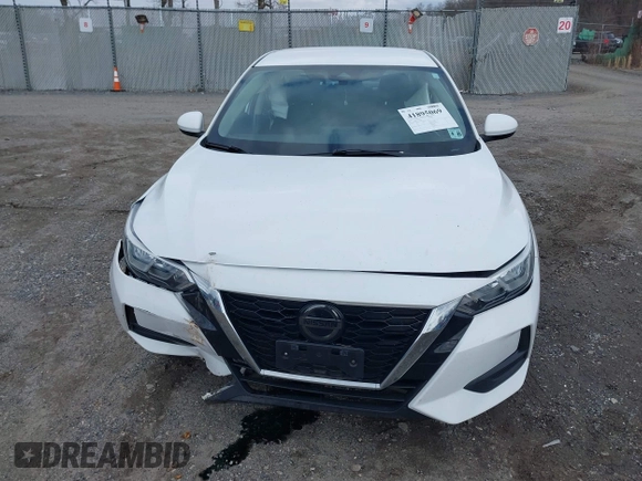 2020 Nissan Sentra S with VIN 3N1AB8BV7LY304588, listed as a IAAI auction lot 41895069 with 47,163 mi miles. Bid and sale history available at carsss.com. Image 12.