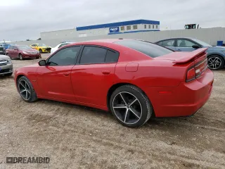 2013 Dodge Charger RT Plus with VIN 2C3CDXCT1DH593678, listed as a Copart auction lot 57032534 with 132,511 mi miles and Salvage Title. Bid and sale history available at carsss.com. Image 2.