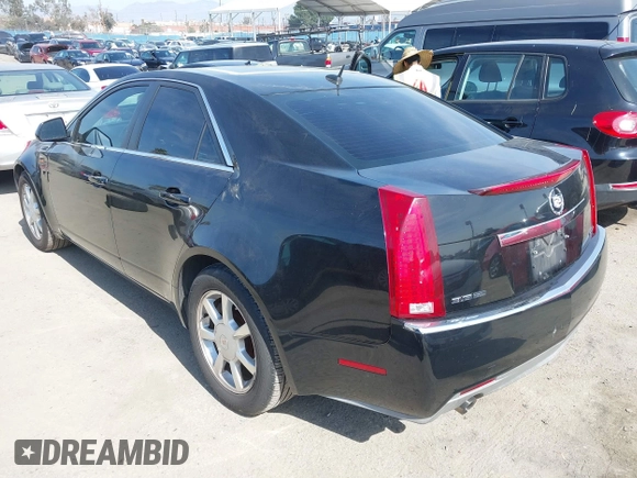 2008 Cadillac CTS RWD w/1SB with VIN 1G6DR57V280153578, listed as a IAAI auction lot 41615630 with 169,327 mi miles. Bid and sale history available at carsss.com. Image 3.