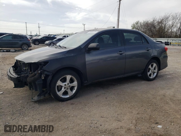 2011 Toyota Corolla L with VIN 2T1BU4EE3BC635456, listed as a Copart auction lot 48866435 with 184,290 mi miles and Salvage Title. Bid and sale history available at carsss.com. Image 1.