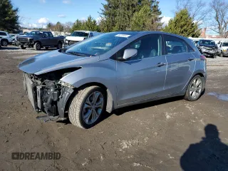 2013 Hyundai Elantra GT with VIN KMHD35LE5DU104703, listed as a Copart auction lot 86870634 with 127,062 mi miles and Salvage Title. Bid and sale history available at carsss.com. Image 1.
