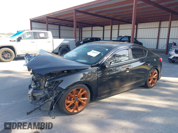 2016 Acura ILX w/Premium Pkg with VIN 19UDE2F71GA007368, listed as a IAAI auction lot 41458291 with 1 mi miles. Bid and sale history available at carsss.com. Image 20.