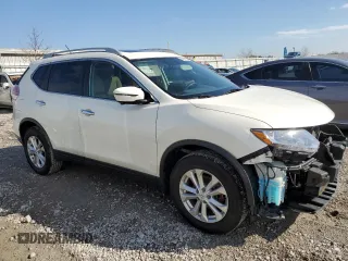 2016 Nissan Rogue SV with VIN 5N1AT2MV8GC881869, listed as a Copart auction lot 50707545 with 105,760 mi miles and Salvage Title. Bid and sale history available at carsss.com. Image 4.