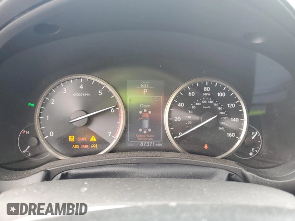 2017 Lexus NX 200t with VIN JTJYARBZXH2075835, listed as a Copart auction lot 60088455 with 87,371 mi miles and Salvage title. Bid and sale history available at DreamBid. Image 9.