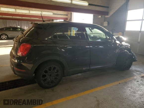 2017 FIAT 500X Urbana Edition with VIN ZFBCFXCB8HP611806, listed as a Copart auction lot 82970814 with 99,225 mi miles and Salvage title. Bid and sale history available at DreamBid. Image 3.