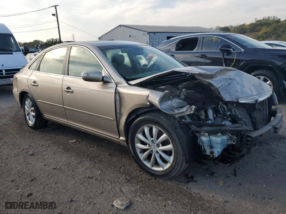 2008 Hyundai Azera Limited with VIN KMHFC46F18A264043, listed as a Copart auction lot 70873014 with 0 mi miles and Salvage Title. Bid and sale history available at carsss.com. Image 4.