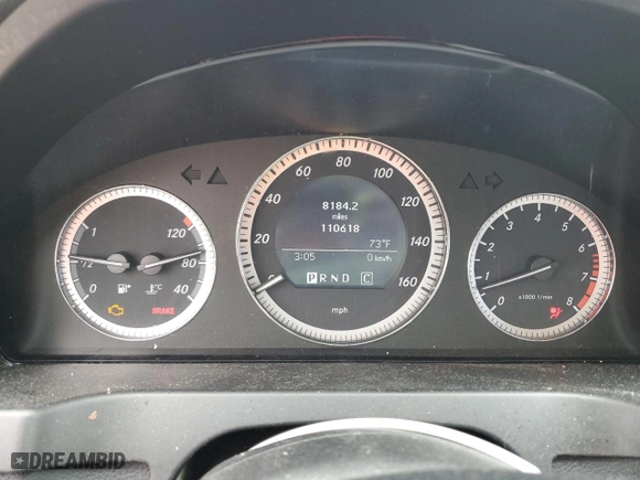 2009 Mercedes-Benz C-Class 3.0L Sport with VIN WDDGF54X99R043543, listed as a Copart auction lot 72921834 with 110,618 mi miles and Salvage Title. Bid and sale history available at carsss.com. Image 9.