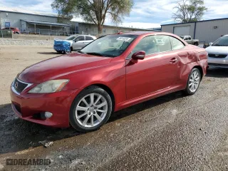 2010 Lexus IS 250C with VIN JTHFF2C25A2508485, listed as a Copart auction lot 76815324 with 98,007 mi miles and Salvage Title. Bid and sale history available at carsss.com. Image 1.