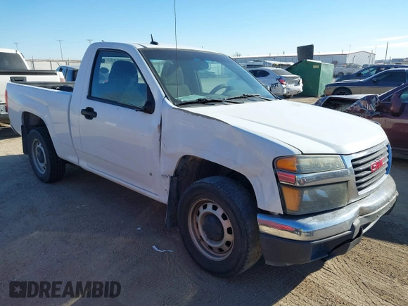 2009 GMC Canyon Work Truck with VIN 1GTCS149798123346, listed as a IAAI auction lot 41311696 with 110,494 mi miles. Bid and sale history available at carsss.com. Image 1.