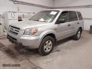 2007 Honda Pilot LX with VIN 5FNYF28167B031159, listed as a IAAI auction lot 41865591 with 163,320 mi miles. Bid and sale history available at carsss.com. Image 2.