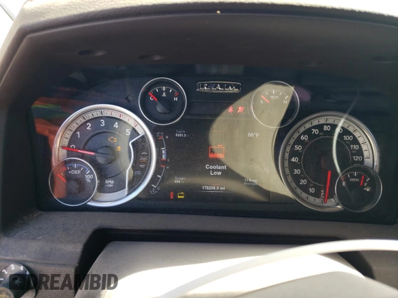 2015 Ram 3500 Laramie with VIN 3C63R3JL2FG541740, listed as a Copart auction lot 47493445 with 178,208 mi miles and Salvage Title. Bid and sale history available at carsss.com. Image 9.