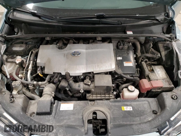 2021 Toyota Prius L Eco with VIN JTDKAMFU6M3130375, listed as a Copart auction lot 50926905 with 112,124 mi miles and Salvage Title. Bid and sale history available at carsss.com. Image 12.