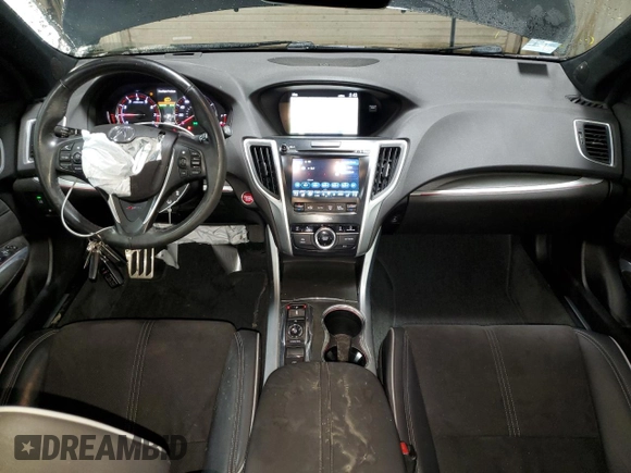2018 Acura TLX w/A-SPEC Pkg with VIN 19UUB3F65JA006303, listed as a Copart auction lot 47532035 with 38,680 mi miles and Salvage Title. Bid and sale history available at carsss.com. Image 8.