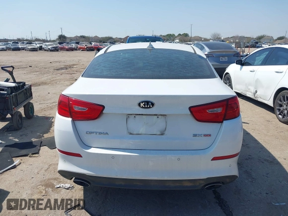 2015 Kia Optima SX with VIN 5XXGR4A73FG487452, listed as a IAAI auction lot 41701755 with 131,922 mi miles and . Bid and sale history available at carsss.com. Image 15.