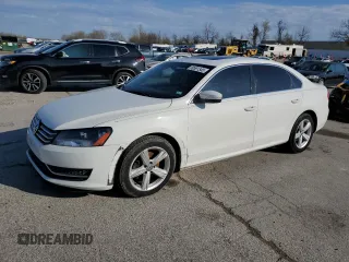 2013 Volkswagen Passat SE w/Sunroof with VIN 1VWBP7A36DC116147, listed as a Copart auction lot 50591345 with 172,814 mi miles and Salvage Title. Bid and sale history available at carsss.com. Image 1.