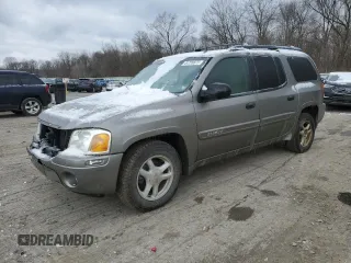 2005 GMC Envoy SLT z VIN 1GKET16S156115372, wystawiony jako Copart lot #44728875 z przebiegiem 116 303 mil mil oraz Szkoda całkowita • Salvage title. Historia ofert i sprzedaży dostępna na DreamBid. Obrazek 1.