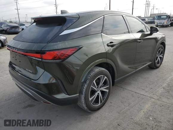 2023 Lexus RX with VIN 2T2BAMBA7PC009681, listed as a Copart auction lot 53998465 with 33,088 mi miles and Salvage Title. Bid and sale history available at carsss.com. Image 3.