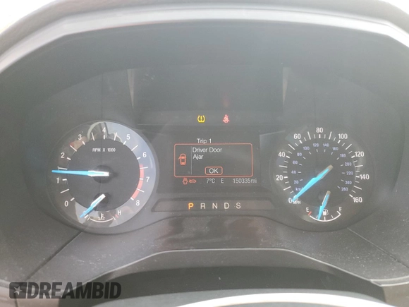 2015 Ford Edge SE with VIN 2FMTK3G86FBC02221, listed as a Copart auction lot 50091595 with 150,335 mi miles and Salvage title. Bid and sale history available at DreamBid. Image 9.