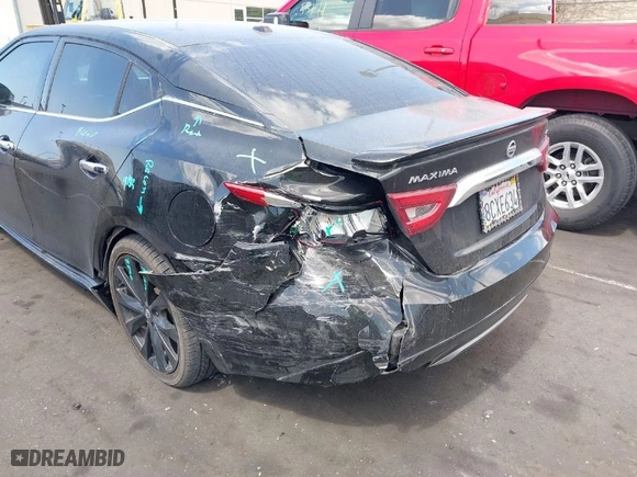 2017 Nissan Maxima SR with VIN 1N4AA6AP3HC453917, listed as a IAAI auction lot 41943615 with 114,048 mi miles. Bid and sale history available at carsss.com. Image 12.