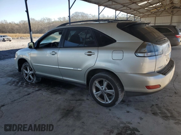 2007 Lexus RX 400h z VIN JTJGW31U972002728, wystawiony jako Copart lot #47637115 z przebiegiem 283 461 mil mil oraz Szkody całkowita. Historia ofert i sprzedaży dostępna na DreamBid. Obrazek 2.