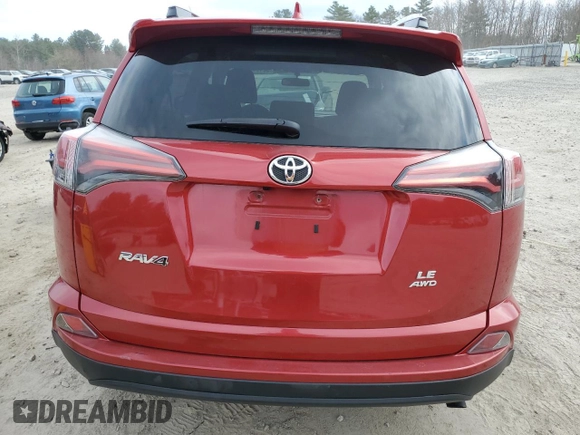 2016 Toyota RAV4 LE with VIN 2T3BFREV8GW421079, listed as a Copart auction lot 52193875 with 71,443 mi miles and Salvage Title. Bid and sale history available at carsss.com. Image 6.