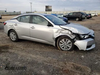 2023 Nissan Sentra S with VIN 3N1AB8BV0PY298963, listed as a Copart auction lot 52571885 with 25,309 mi miles and Salvage Title. Bid and sale history available at DreamBid. Image 4.