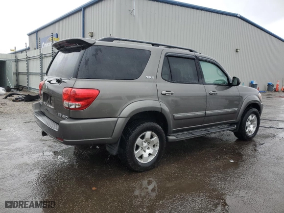 2006 Toyota Sequoia SR5 with VIN 5TDBT44A36S261915, listed as a Copart auction lot 46056895 with 0 mi miles and Salvage Title. Bid and sale history available at carsss.com. Image 3.