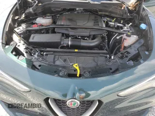 2019 Alfa Romeo Stelvio Ti with VIN ZASPAKBN4K7C69619, listed as a Copart auction lot 55015605 with 30,083 mi miles and Salvage title. Bid and sale history available at DreamBid. Image 11.