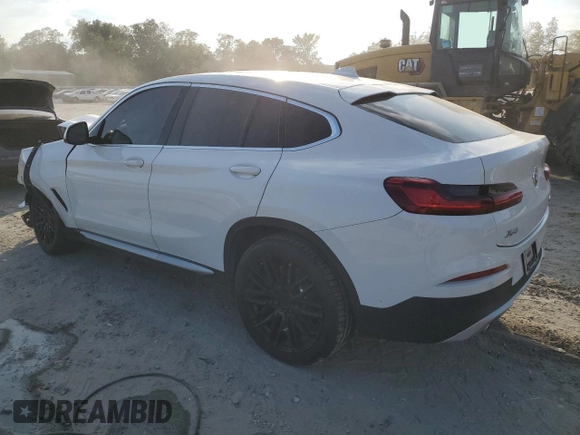2021 BMW X4 xDrive30i with VIN 5UX2V1C00M9F20133, listed as a Copart auction lot 68800753 with 0 mi miles. Bid and sale history available at carsss.com. Image 2.