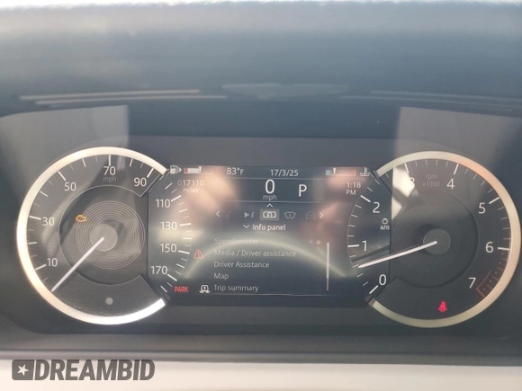 2023 Land Rover Range Rover Velar R-Dynamic S with VIN SALYT2EU5PA358595, listed as a Copart auction lot 49471155 with 17,110 mi miles and Clean Title. Bid and sale history available at DreamBid. Image 9.