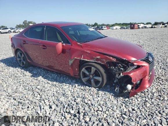 2014 Lexus IS 250 with VIN JTHBF1D21E5000493, listed as a Copart auction lot 56665195 with 115,054 mi miles and Salvage title. Bid and sale history available at DreamBid. Image 4.