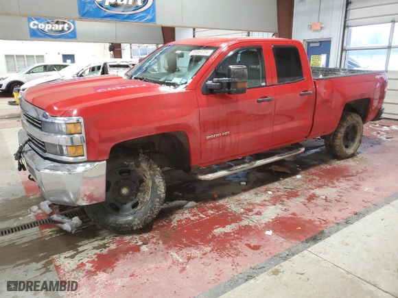 2015 Chevrolet Silverado 2500HD Built After Aug 14 Work Truck with VIN 1GC2KUEG4FZ540813, listed as a Copart auction lot 85869704 with 177,098 mi miles and Salvage Title. Bid and sale history available at carsss.com. Image 1.